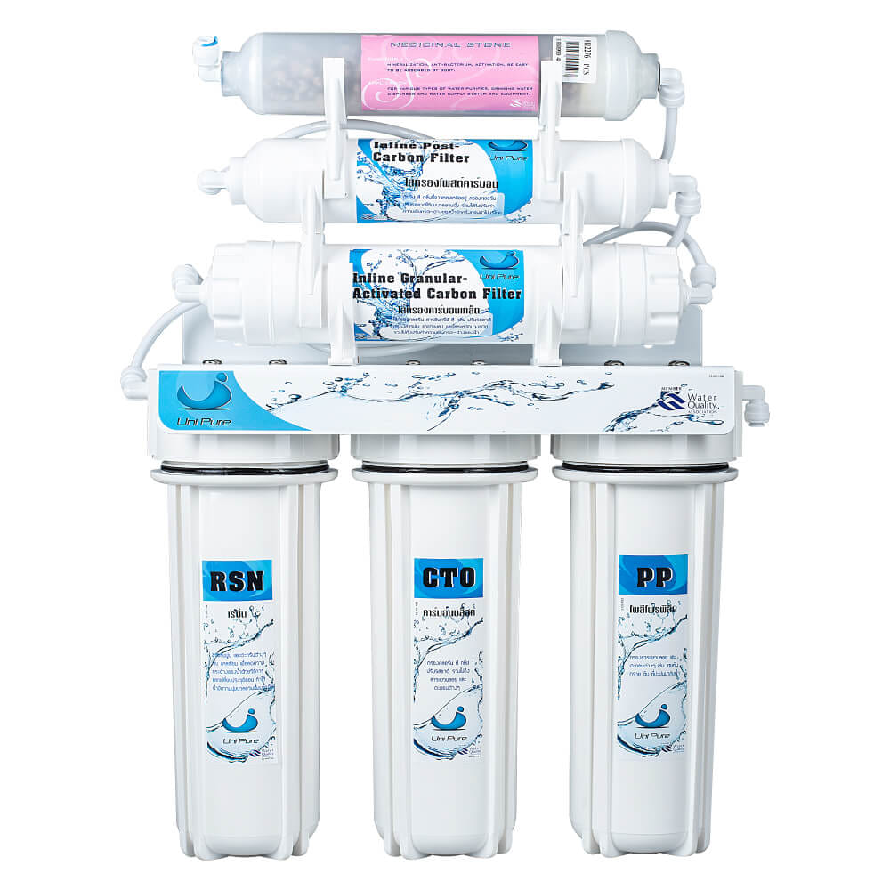 เครื่องกรองน้ำดื่ม  6 ขั้นตอน UNI PURE  รุ่น UNI-B6MI MINERAL FILTER_0